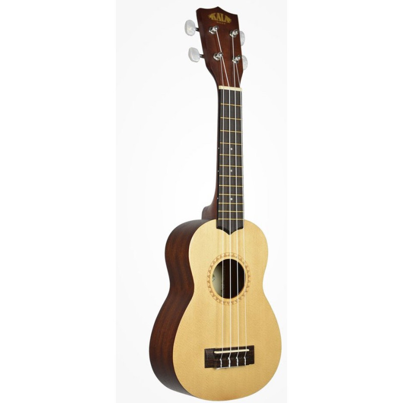 KALA KA-15S-S Ukelele soprano en caoba tapa en picea