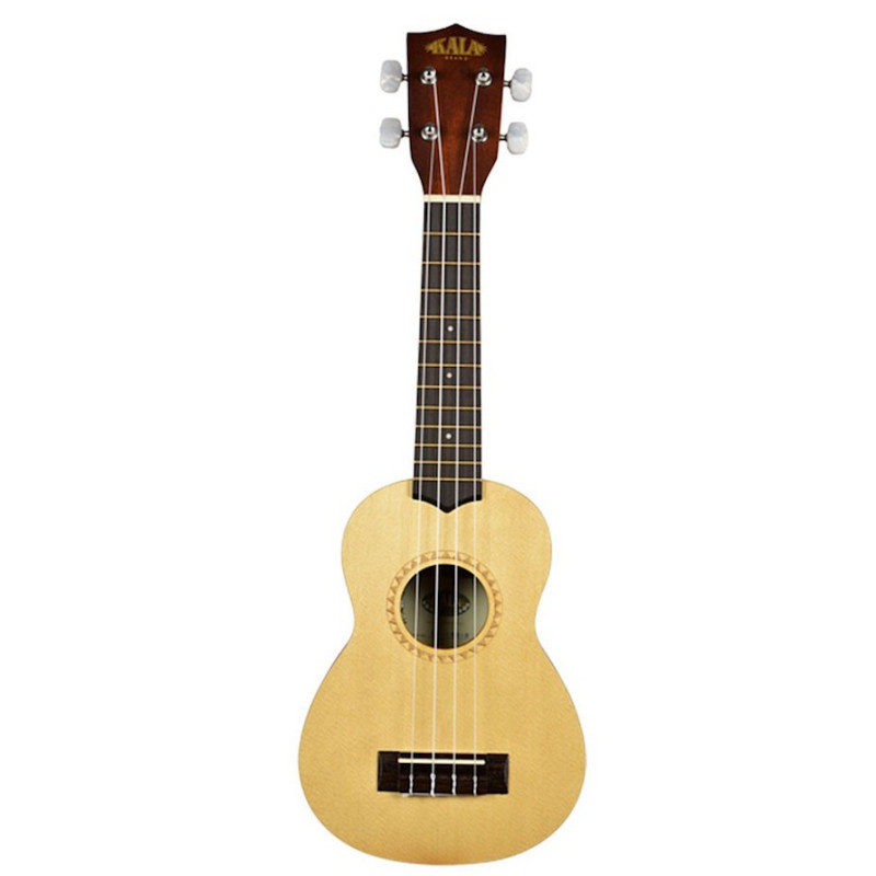 KALA KA-15S-S Ukelele soprano en caoba tapa en picea