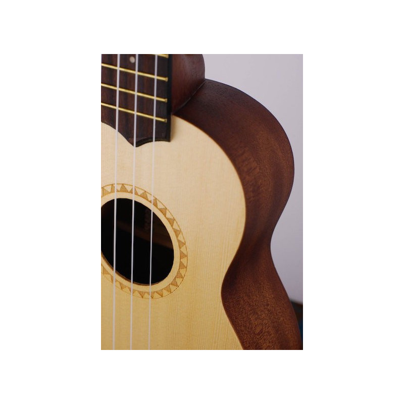 KALA KA-15S-S Ukelele soprano en caoba tapa en picea