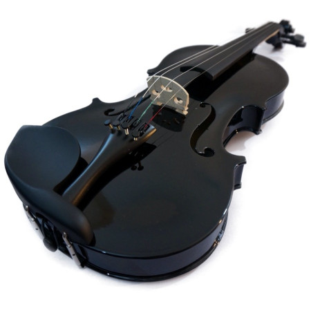 GREKO MV1410A BK 4/4 Violin negro con estuche arco y colofonia