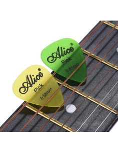 ALICE AP12F Set de 12 picks para guitarra