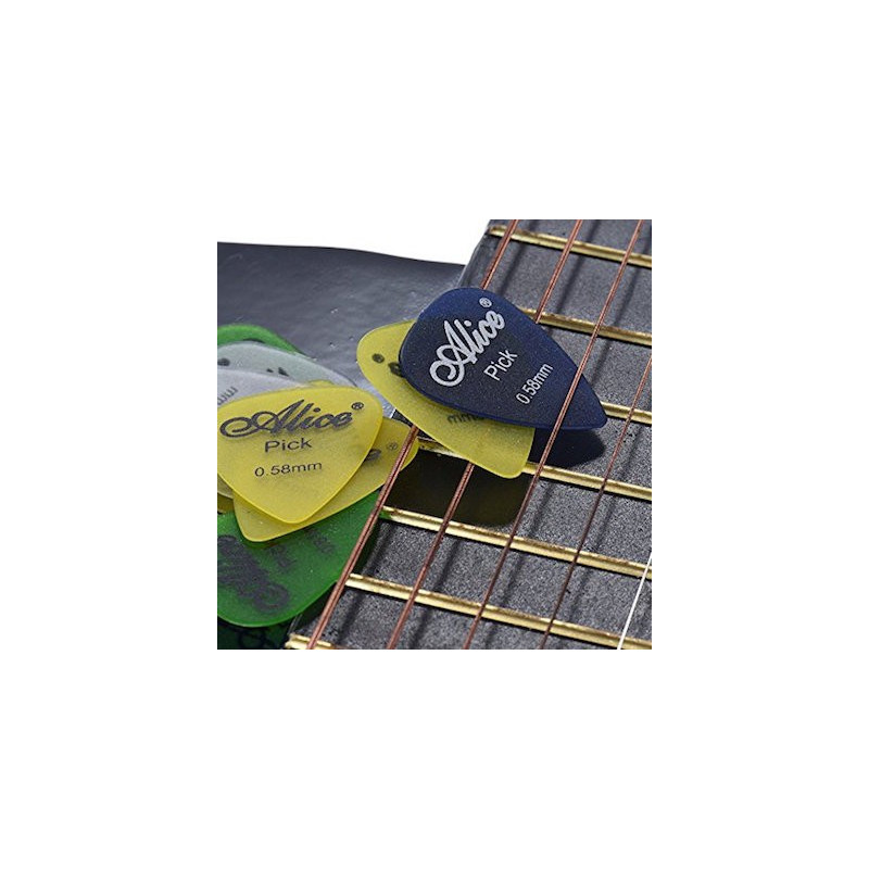 ALICE AP12F Set de 12 picks para guitarra