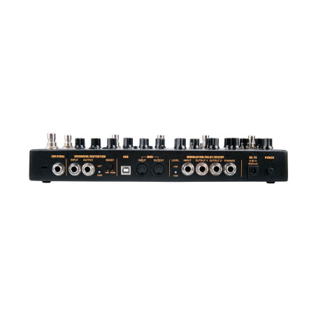 NUX MG100 Pedalera multiefectos para guitarra eléctrica con adaptador y pedal de expresión