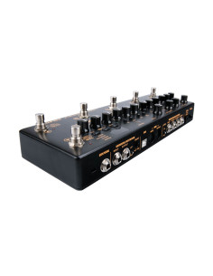 NUX MG100 Pedalera multiefectos para guitarra eléctrica con adaptador y pedal de expresión