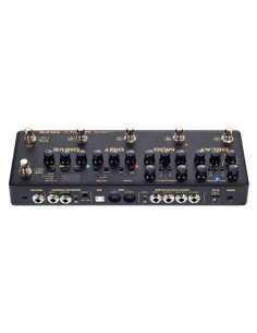 NUX MG100 Pedalera multiefectos para guitarra eléctrica con adaptador y pedal de expresión