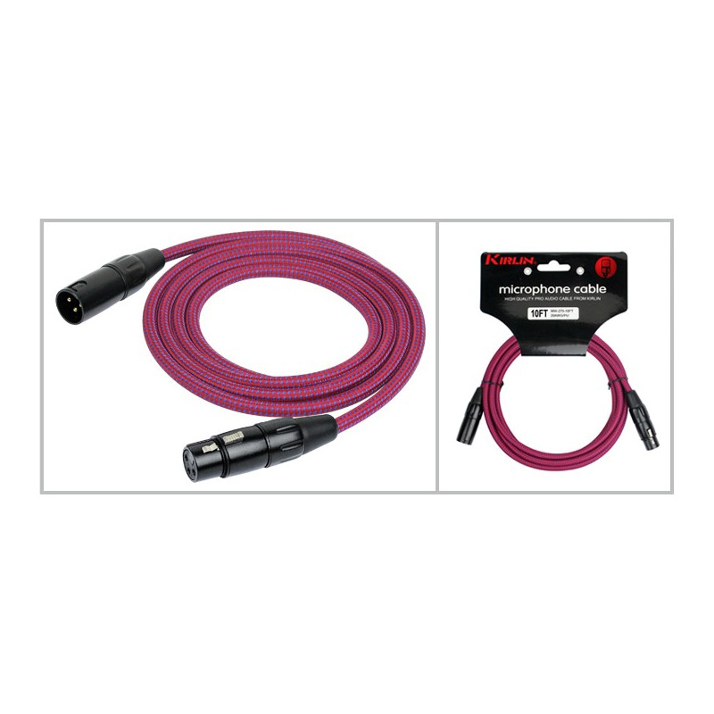 KIRLIN MW470 Cable para microfono XLR hembra / macho 