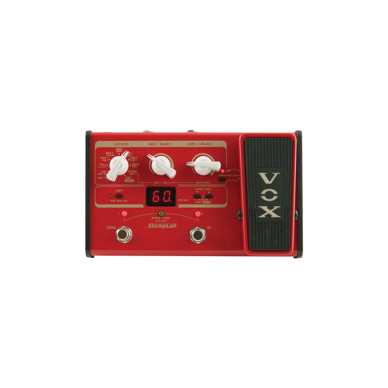 VOX STOMPLAB IIB Pedalera muli efectos para bajo con pedal expresión