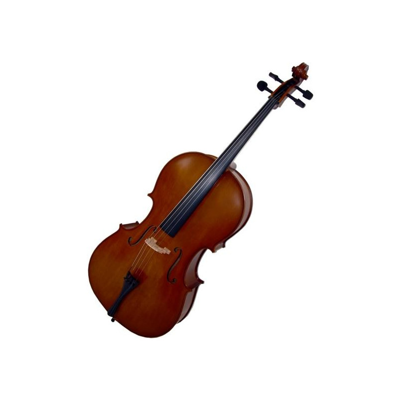 GREKO MC6011A Cello 4/4 con Arco y estuche en lona