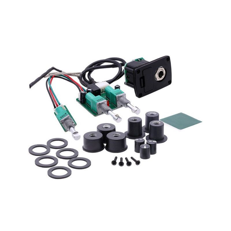 BELCAT UK200T Microfono para ukulele preamplificador activo y afinador