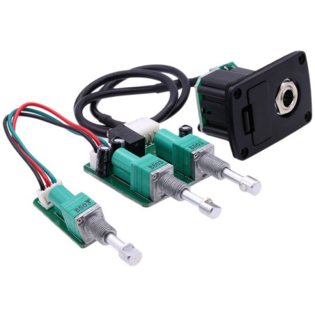 BELCAT UK200T Microfono para ukulele preamplificador activo y afinador