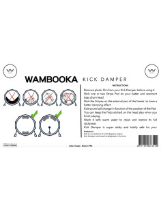 WAMBOOKA KICK DAMPER Sordina para Bombo