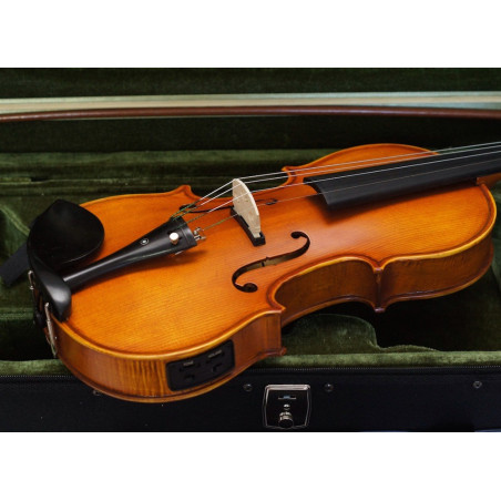 GREKO MEV1501 Violin eléctro acustico con estuche arco accesorios