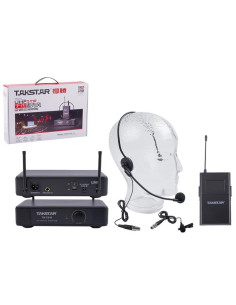 TAKSTAR TS7210P Microfono de diadema inalámbrico con transmisor Uhf 2