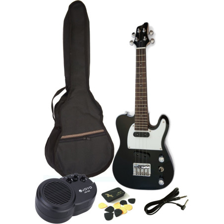 KIT UKULELE EFFECTS FTLUK3 Ukulele electrico telecaster amplificador con efectos y accesorios