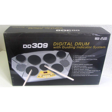 MEDELI DD309 Bateria Electronica con pads sensitivos y 2 pedales