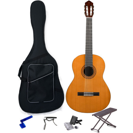 YAMAHA C40 Guitarra clasica + TARTARUGA ESD9001GA Estuche semiduro