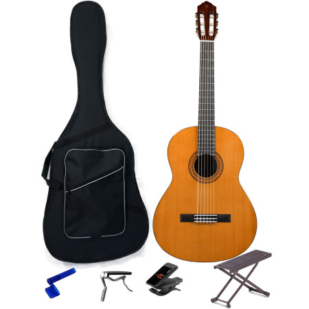 KIT C80 PLUS Guitarra Yamaha C80 con estuche y accesorios