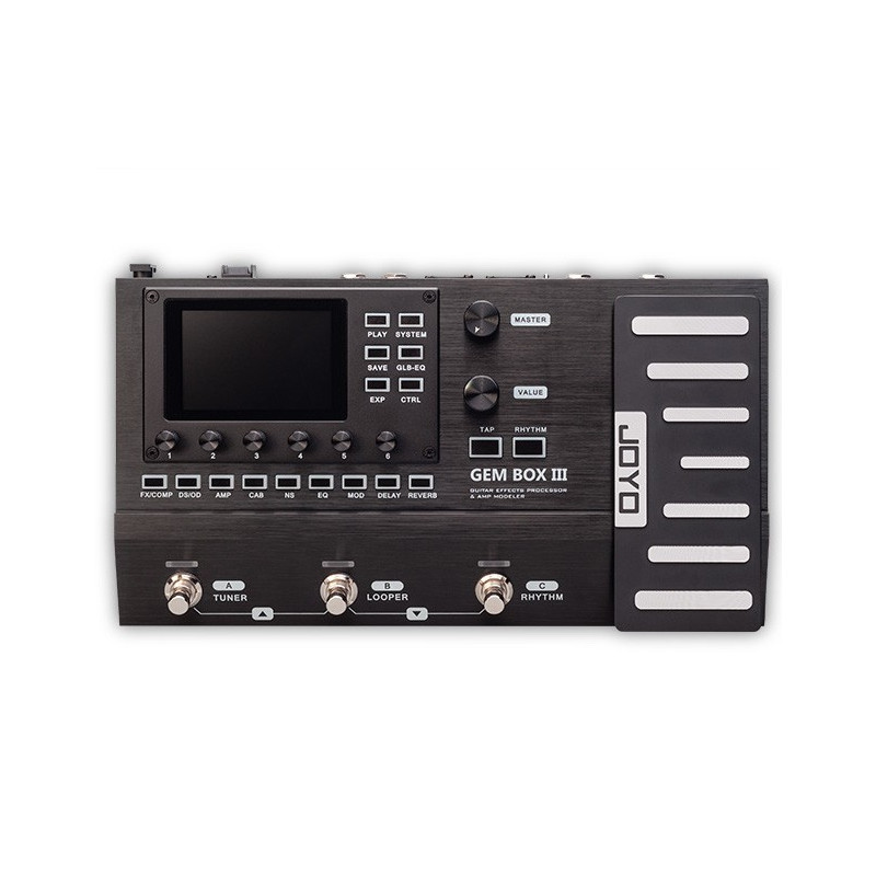 JOYO GEM BOX III Pedalera multi efectos con pedal de expresión para guitarra