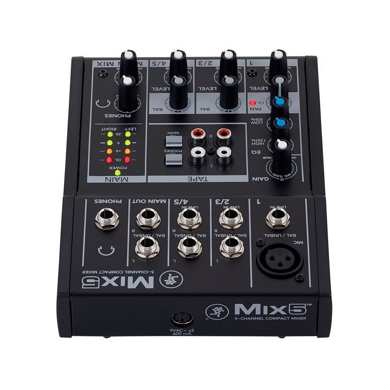 MACKIE MIX5 Consola de mezcla portatil