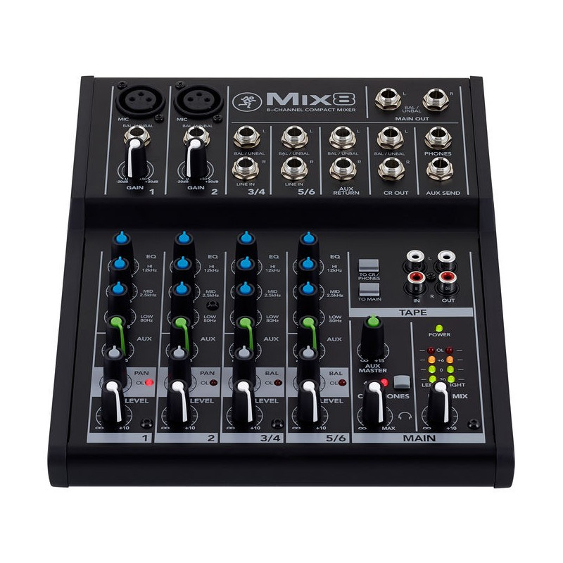 Mackie 8チャンネルコンパクトミキサー PRO FX8 美品 ハードケース付き *259259