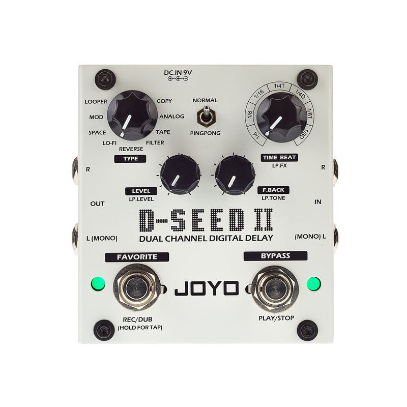 JOYO D-SEED II Pedal de delay para guitarra y bajo