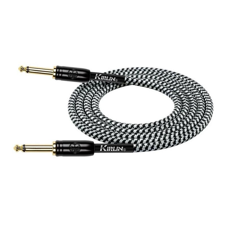 KIRLIN IW241 Cable blindado tejido con plugs metalicos