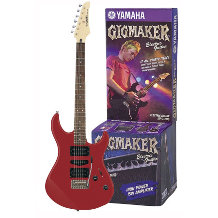 YAMAHA ERG121C GIGMAKER  Kit de guitarra con amplificador de 15W afinador estuche correa y picks