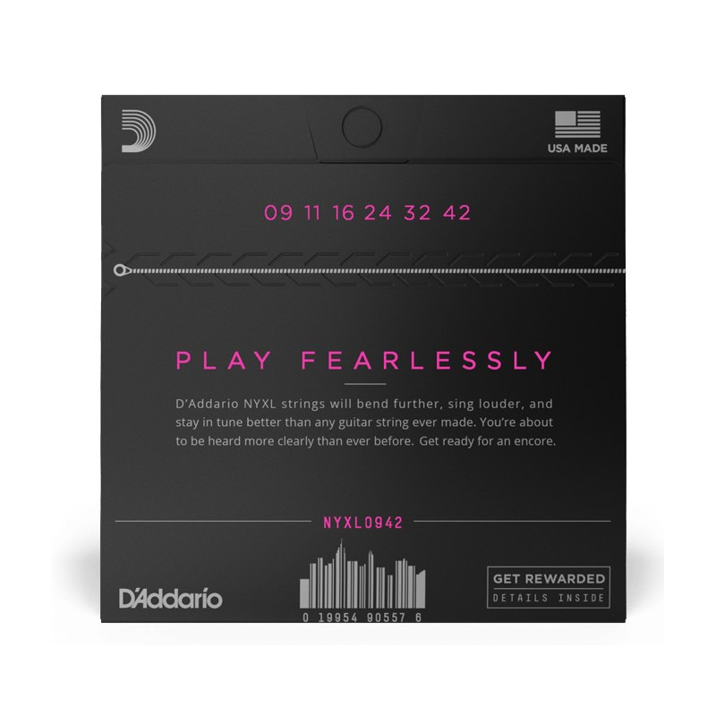 D'ADDARIO NYXL0942 Encordado guitarra eléctrica