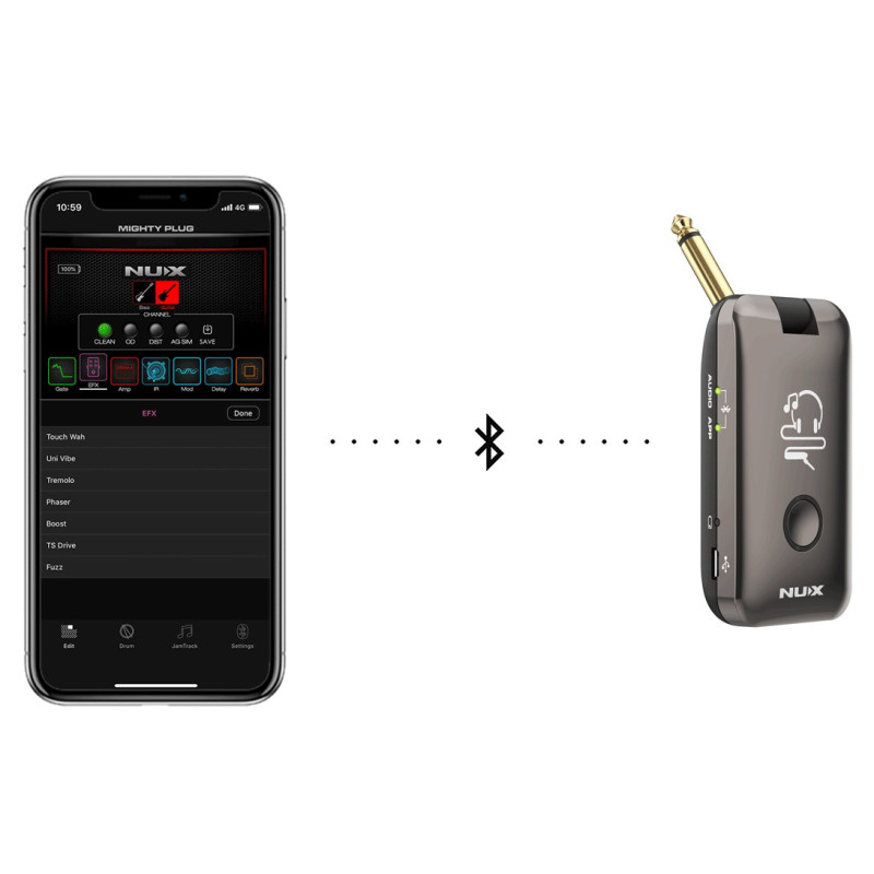 NUX MP-2 Mini amplificador de Audifonos con APP