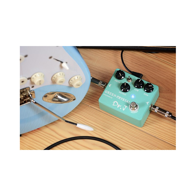DR.J D-50 GREEN CRYSTAL Pedal overdrive