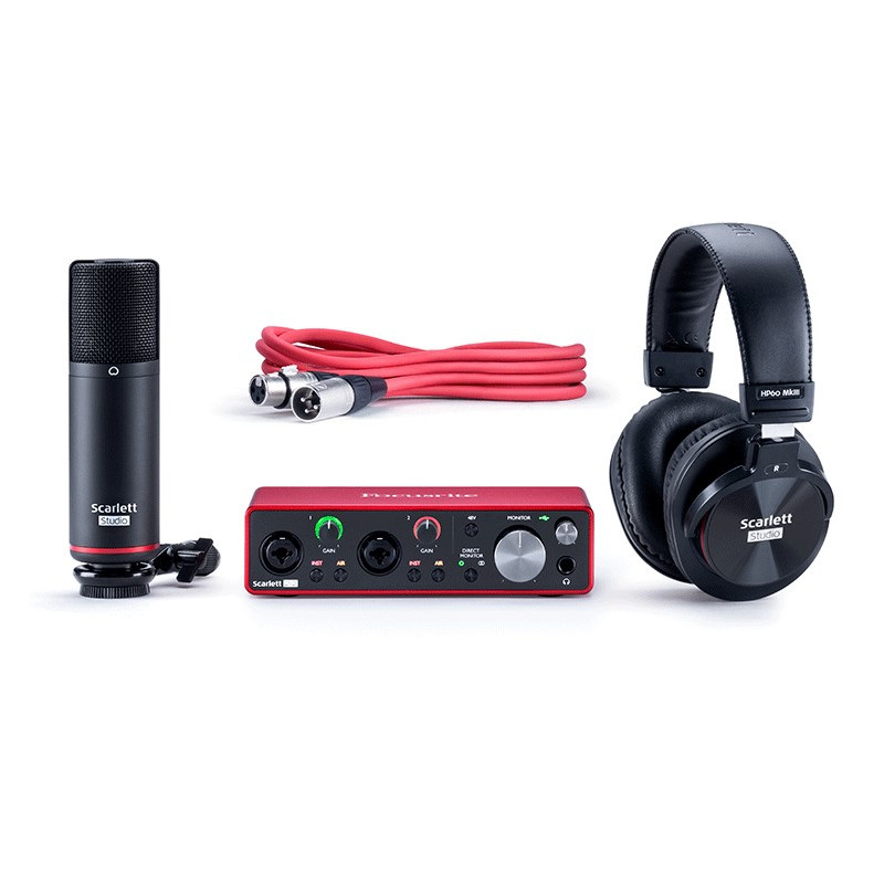 FOCUSRITE SCARLETT 2I2 STUDIO 3ª GEN Estudio de grabacion