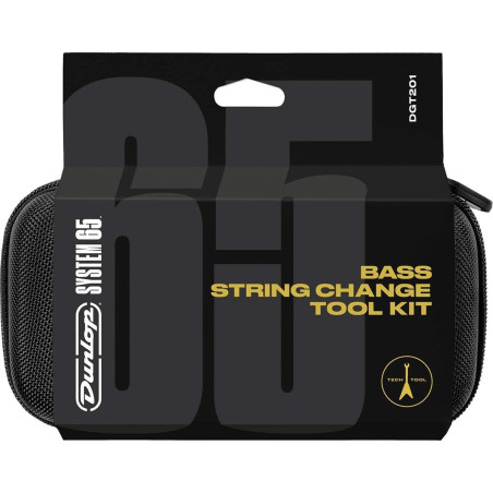 JIM DUNLOP DGT201 Kit de cambio de cuerdas para bajo