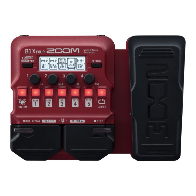 ZOOM B1XON Pedalera multi efectos para bajo