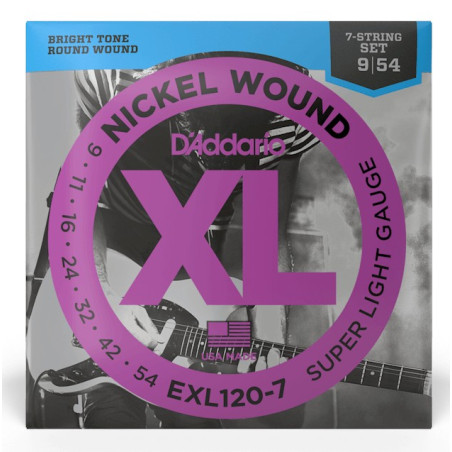 D´ADDARIO EXL120-7 Encordado para guitarra eléctrica 7 cuerdas