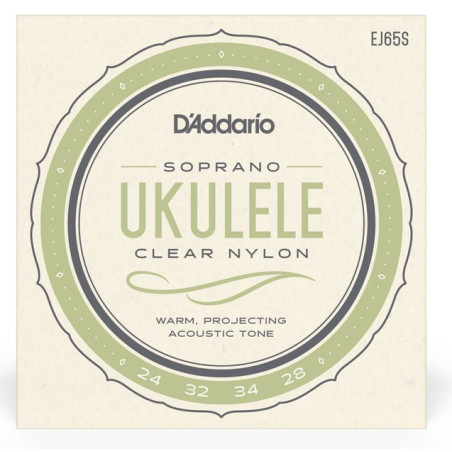D'ADDARIO EJ65S Encordado para ukelele soprano