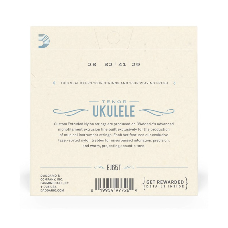 D'ADDARIO EJ65S Encordado para ukelele soprano