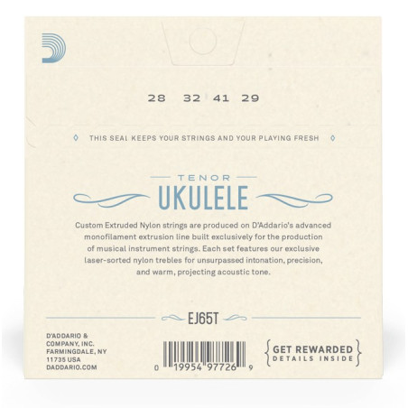 D'ADDARIO EJ65S Encordado para ukelele soprano