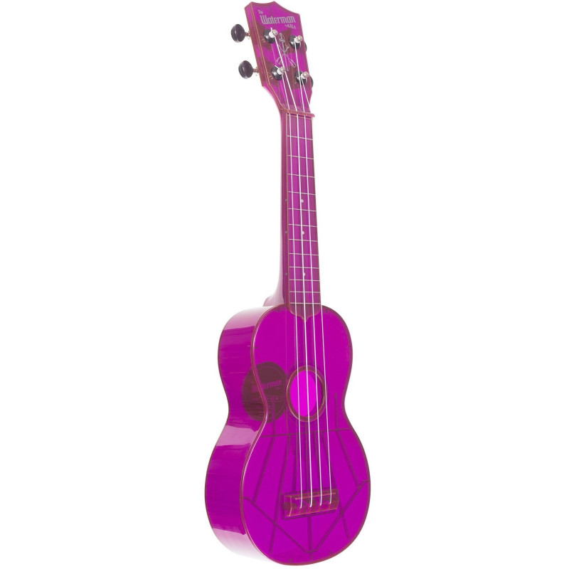 KALA WATERMAN KA-SWF-PK Ukelele soprano flourescente resistente al agua
