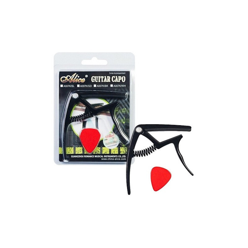 ALICE A007K Capodastro + Pick para guitarra
