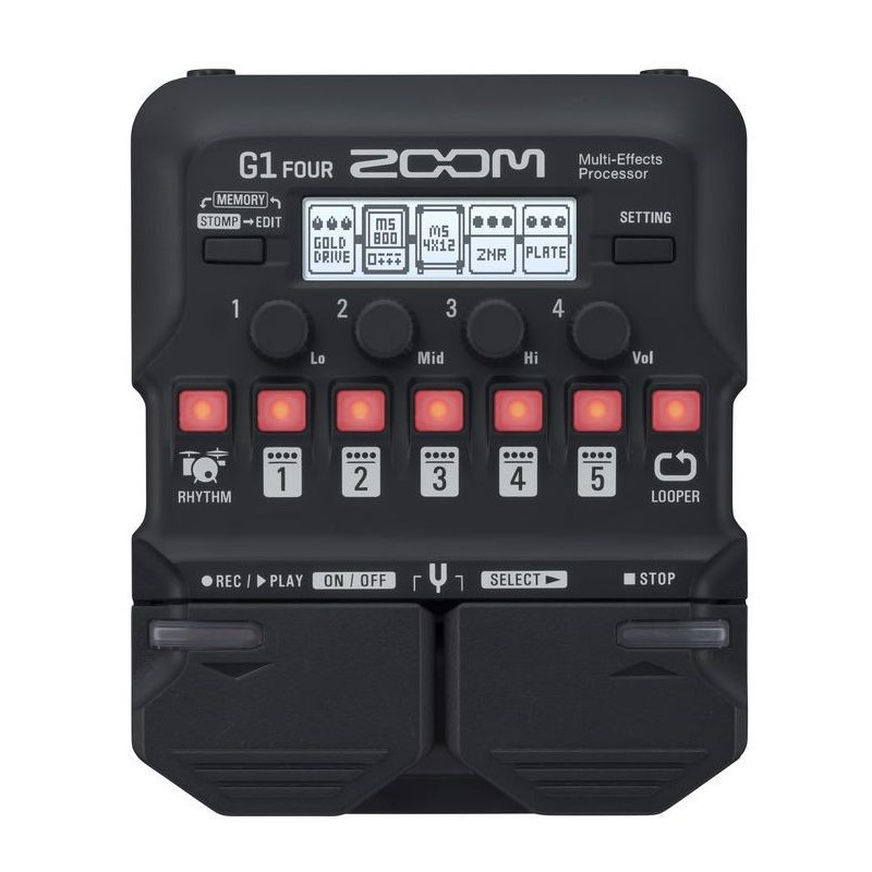 ZOOM G1 FOUR Pedalera para guitarra