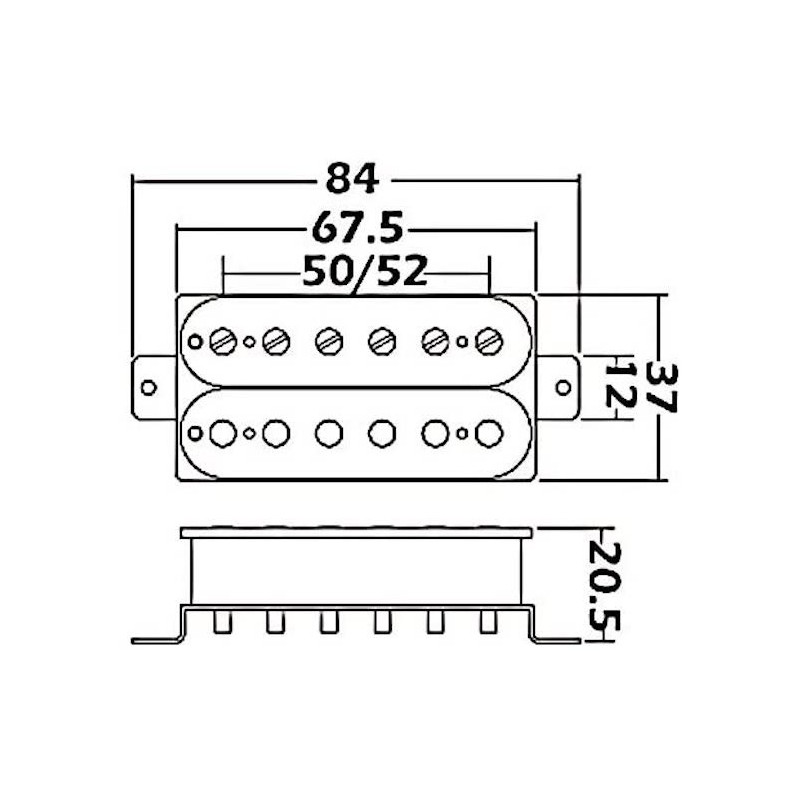 WILKINSON WOHZN Set Microfonos Humbucker para guitarra