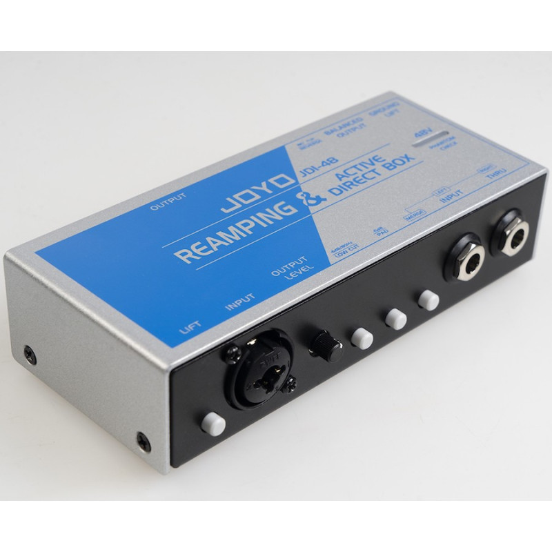 JOYO JDI-48: Caja Directa Activa y Reamp Pasivo 2 en 1 para Estudio y Vivo