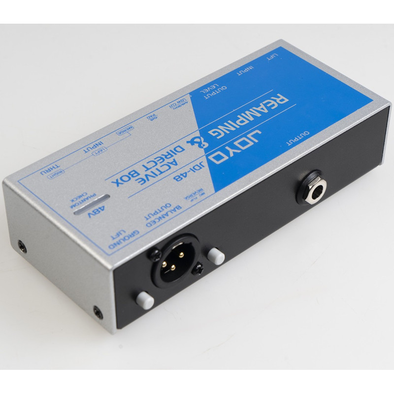 JOYO JDI-48: Caja Directa Activa y Reamp Pasivo 2 en 1 para Estudio y Vivo