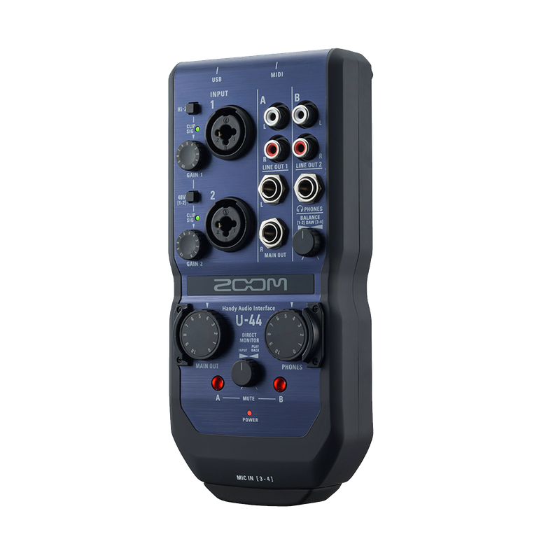 ZOOM U-44 Interfase de audio