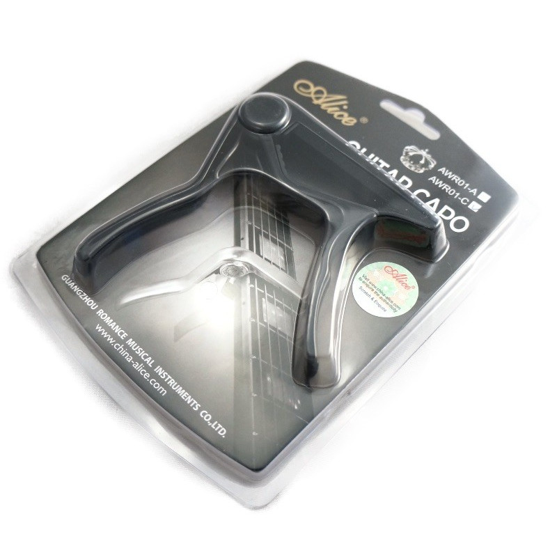 ALICE AWR01 BK Capodastro para guitarra