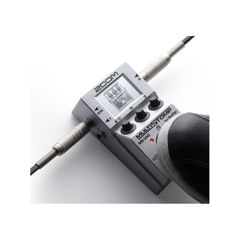 ZOOM MS-50G: Pedal multiefectos compacto y versátil para guitarra eléctrica