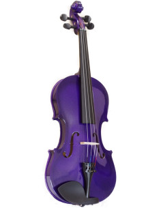 Violin Greko VCB en colores con estuche semi duro arco y colofonia 2