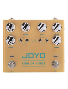 JOYO R-20 KING OF KING Pedal doble Overdrive para guitarra eléctrica