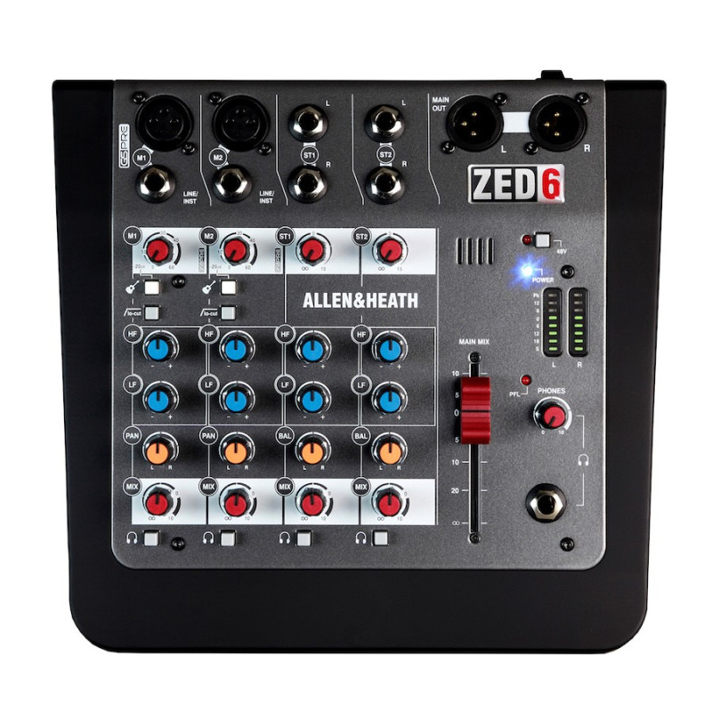 Mezclador ZED6: Calidad de sonido profesional en un formato portátil