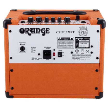 Amplificador ORANGE CRUSH 20 RT: Tu Sonido, Tu Estilo